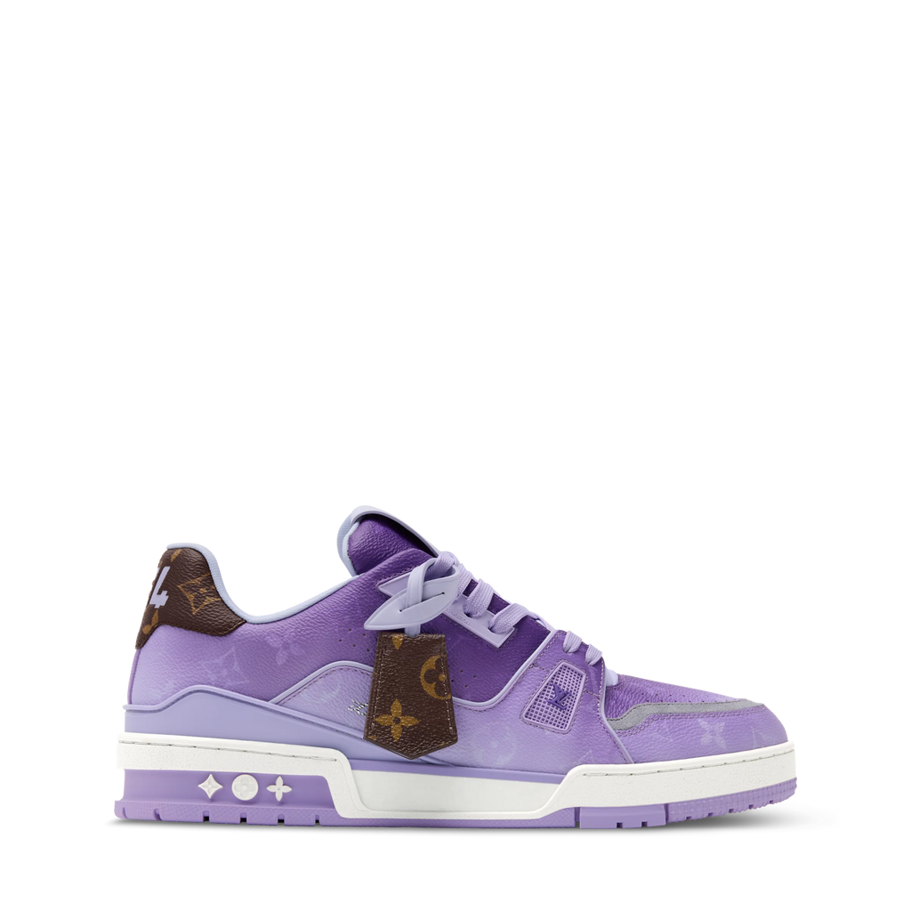 LV Trainer Sneaker Monogram printed canvas Purple