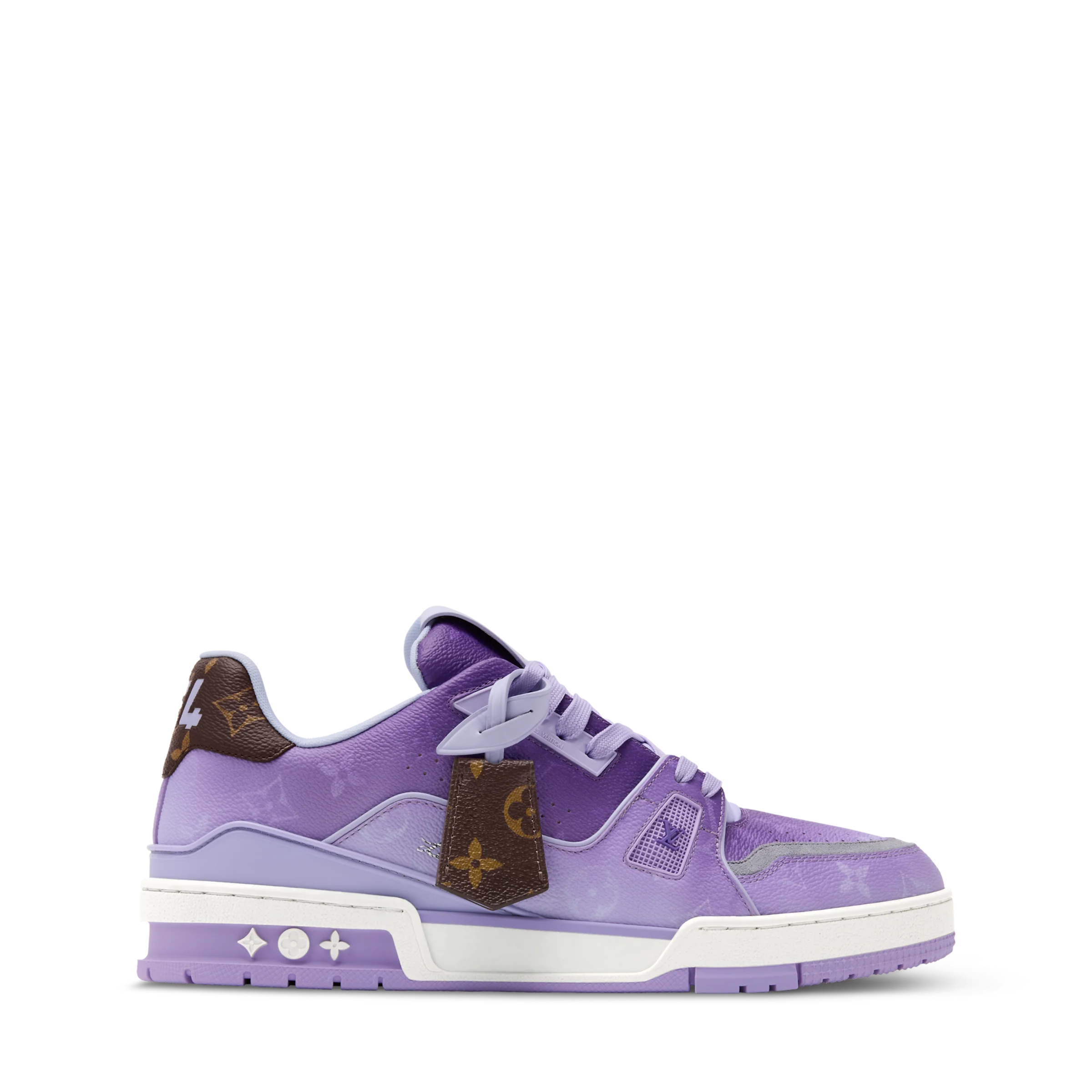 LV Trainer Sneaker Monogram printed canvas Purple