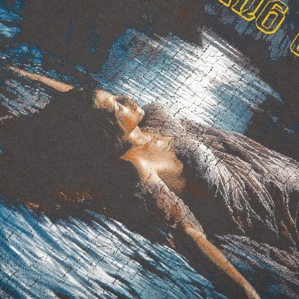 Sleeping Water Cut Off Tee Washed Black
