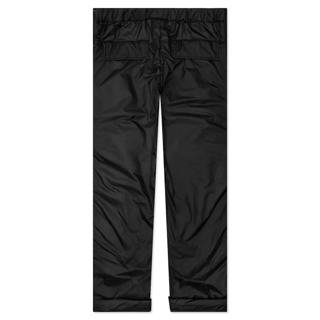 Nylon Padded Ski Pant Black