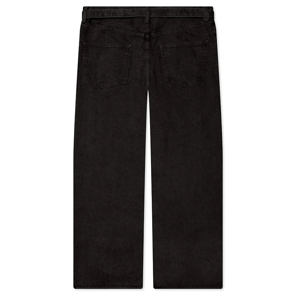 Belted Jeans Gray
