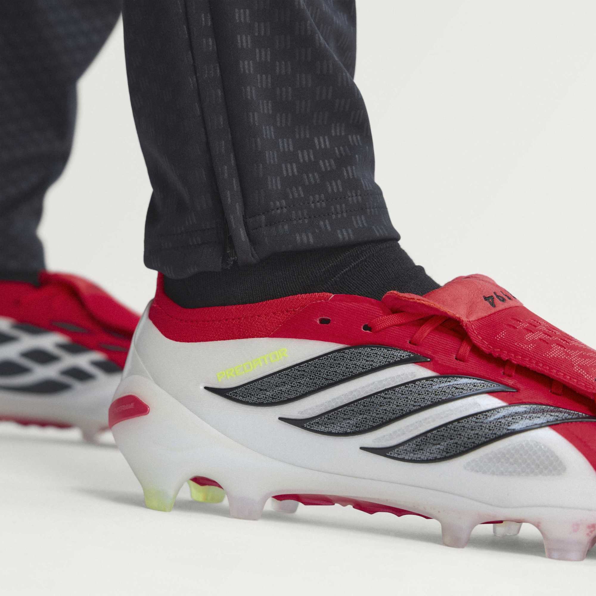 adidas Predator Elite Fold Over Tongue FG Firm Ground Mens Soccer Cleats Lucid Red Black White