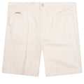 Cream Denim Shorts with Trunakaroo Plaque Bone