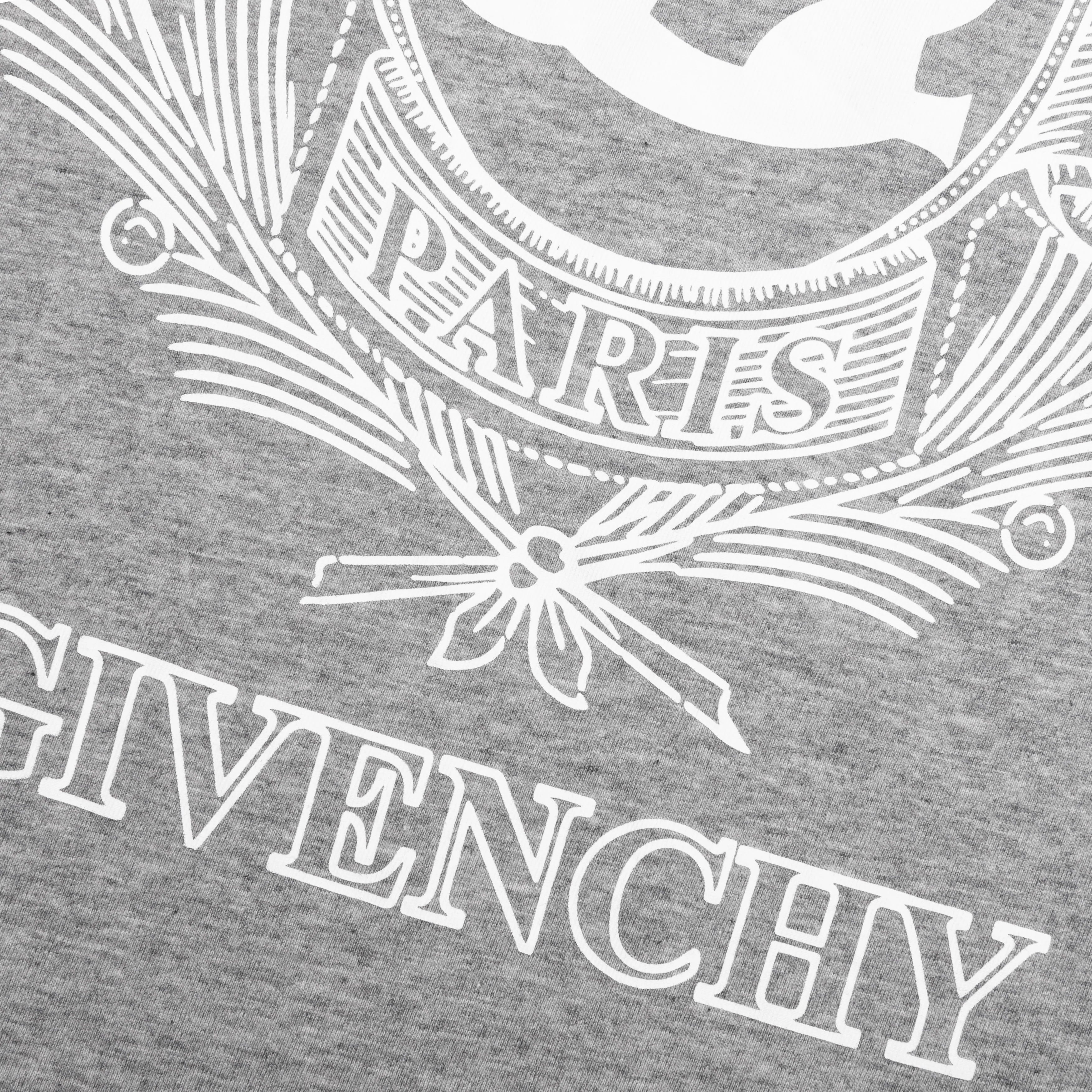 Crest T Shirt Light Grey Melange