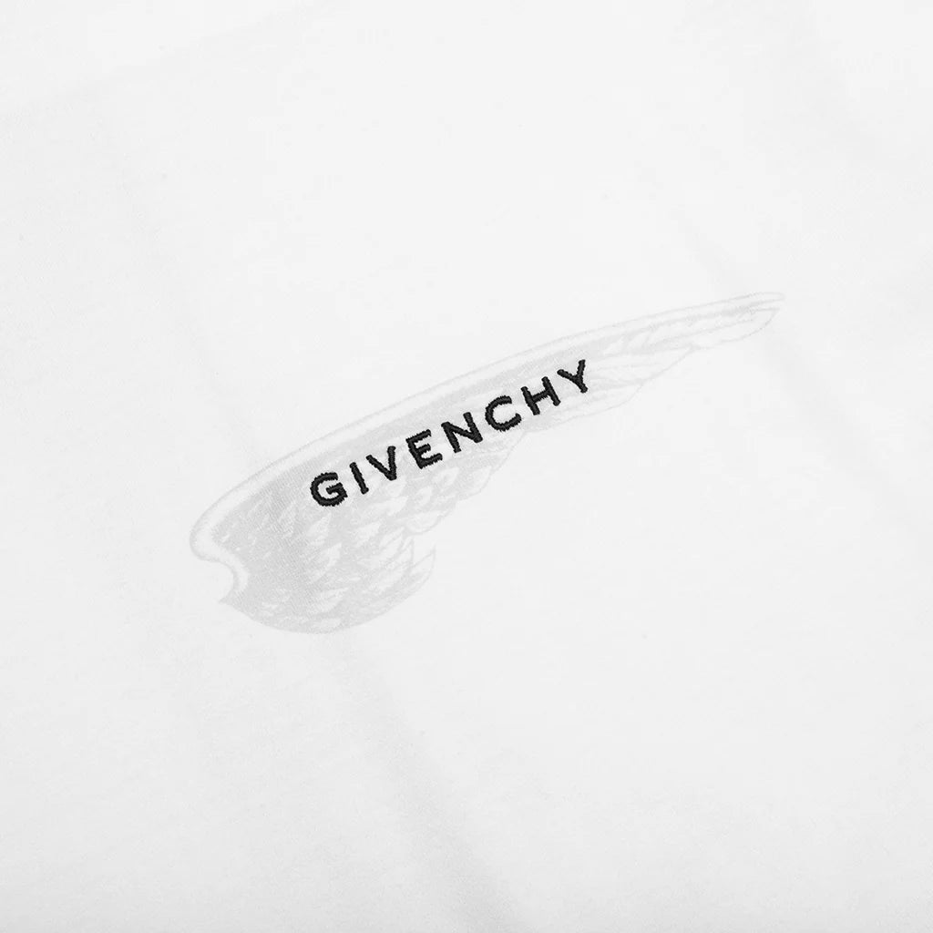 Wings Cotton T Shirt White