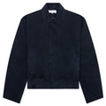 Cotton Canvas Blouson Navy