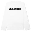 Long Sleeve Logo T Shirt Porcelain