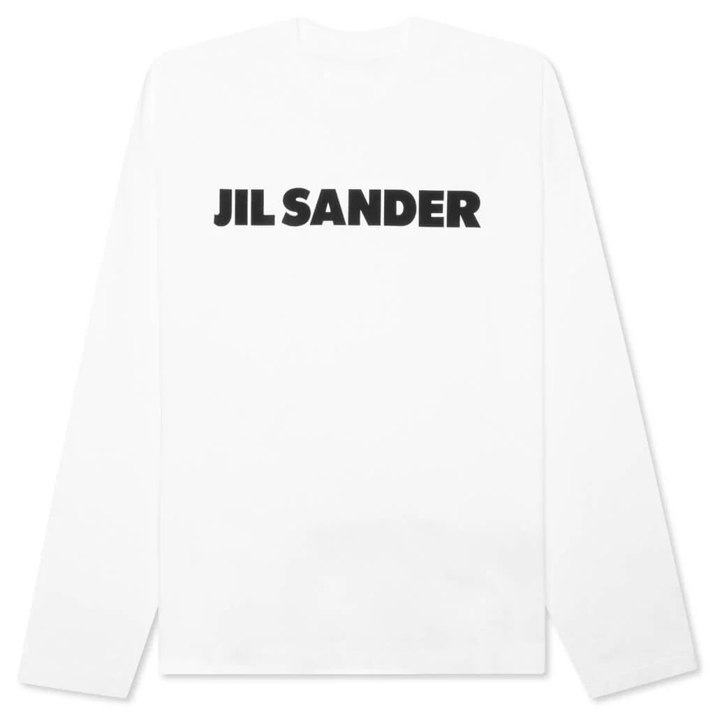 Long Sleeve Logo T Shirt Porcelain