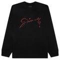 Chandelier and Snake Print Long Sleeve T Shirt Black