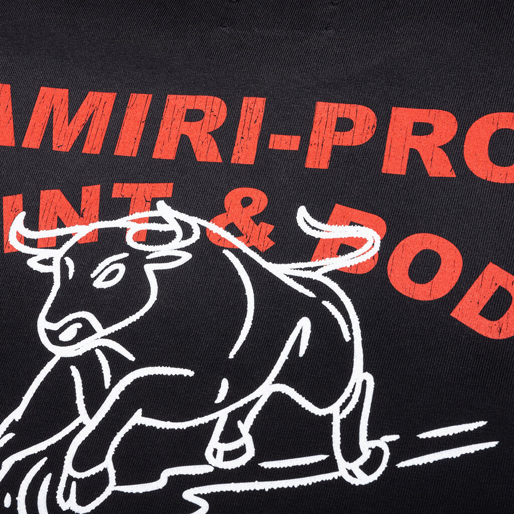 Amiri Bull Oversized Tee Black
