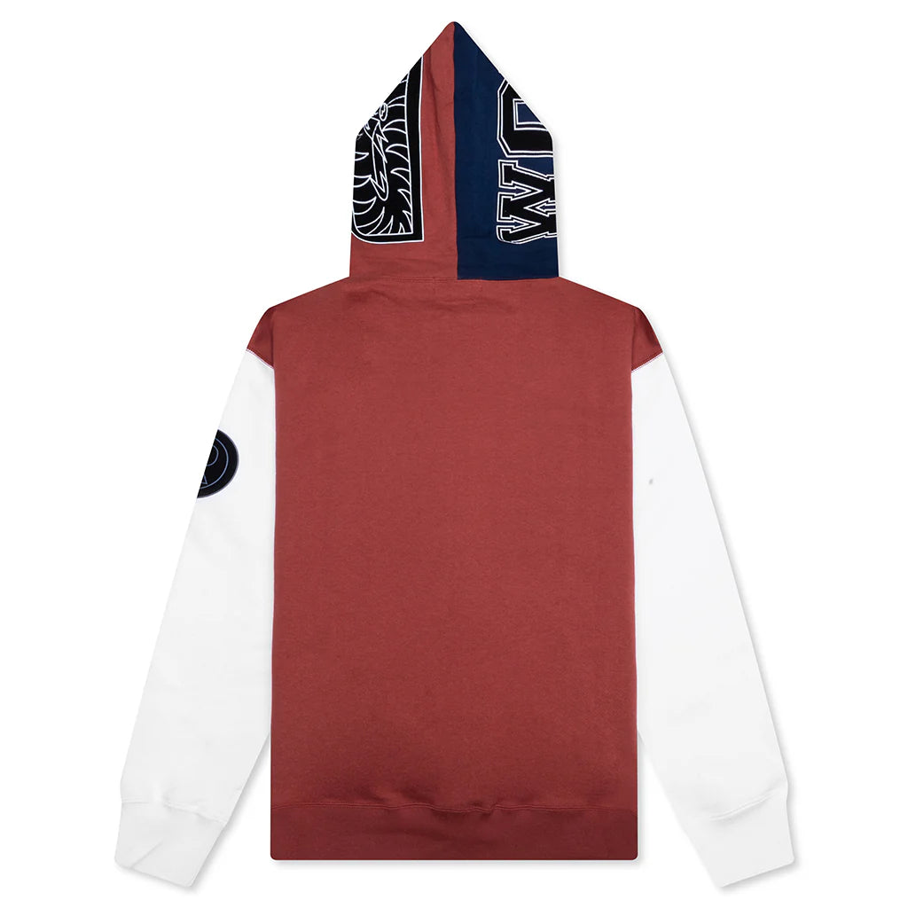 Shark Full Zip Hoodie France Burgundy