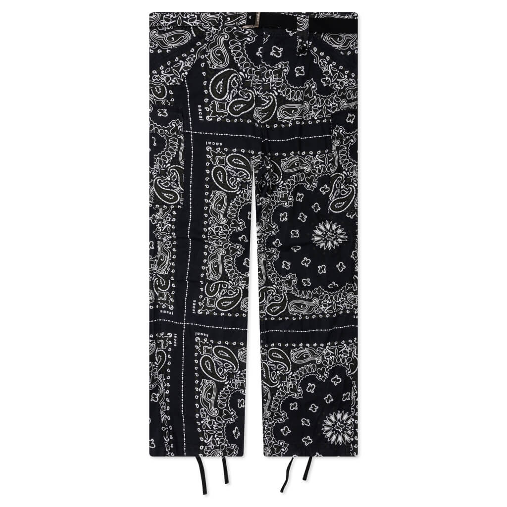 Bandana Print Pants Navy