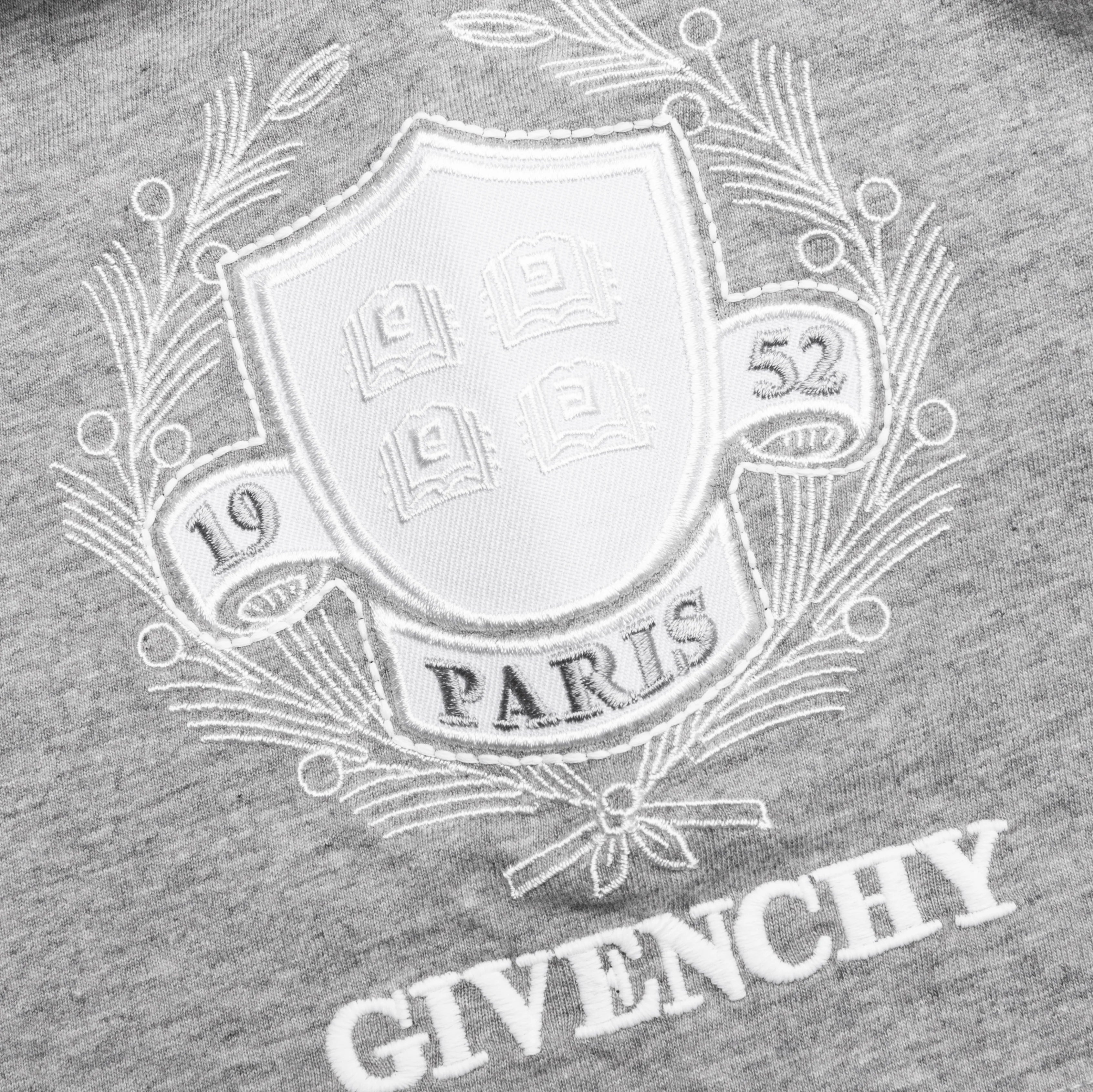 Crest T Shirt Light Grey Melange
