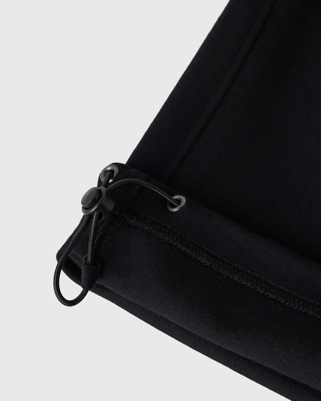Double Knit Script Sweatpant Black