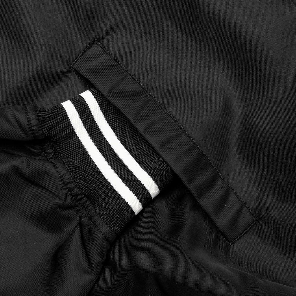 Nylon Stadium Jacket Black
