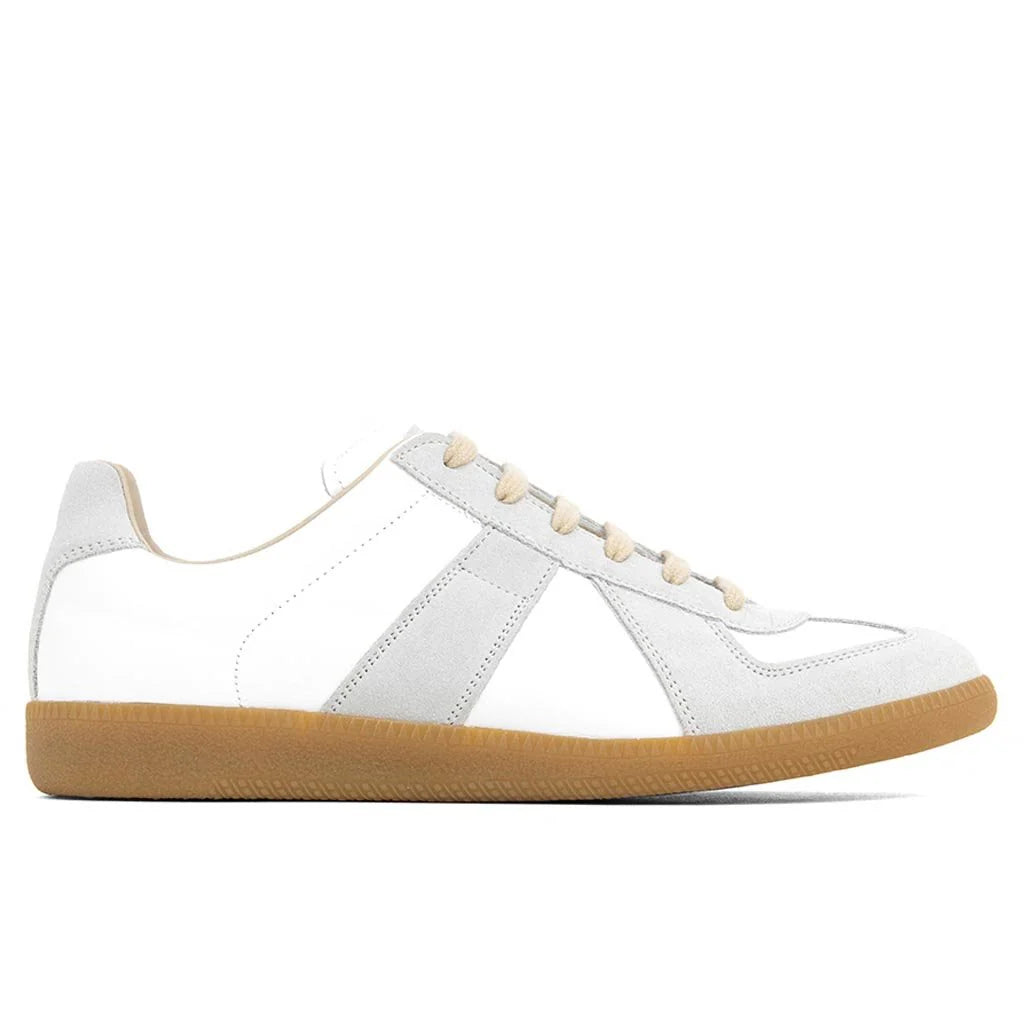 Replica Low Top Calf Skin White Grey