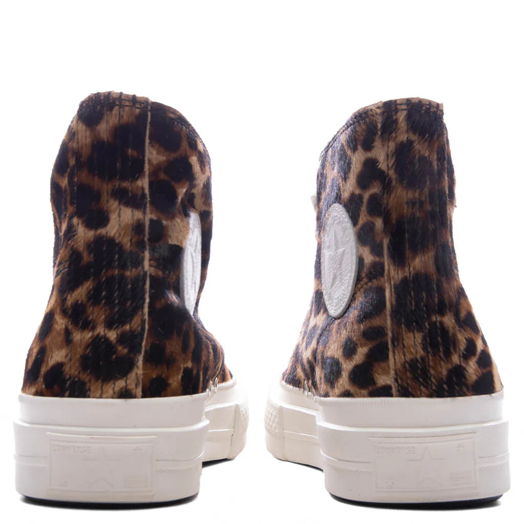 First String Chuck Taylor All Star Leopard Snow White Marshmallow