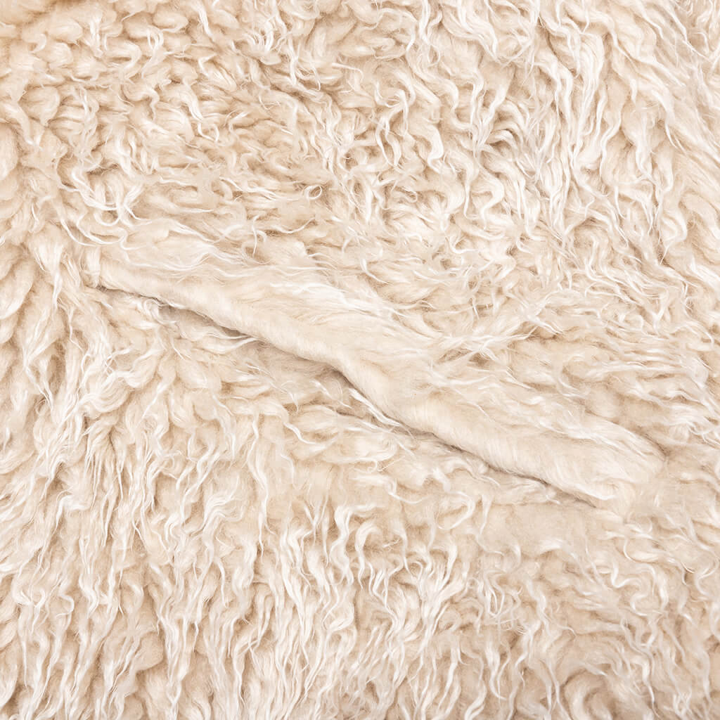 Shaggy Fleece Faux Fur Jacket Glass