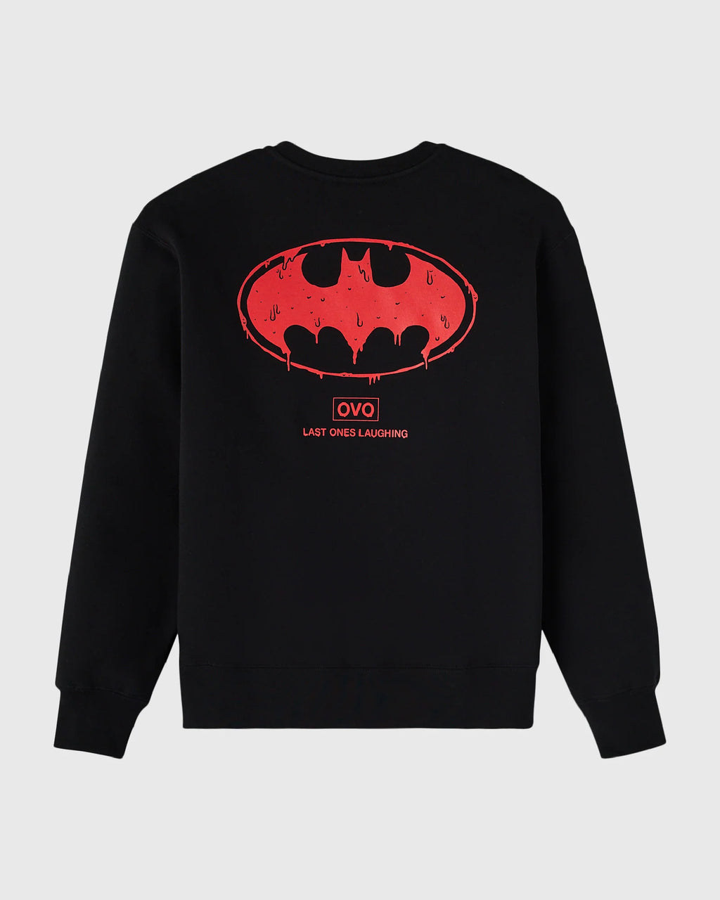 Bat Smile Crewneck Sweatshirt Black