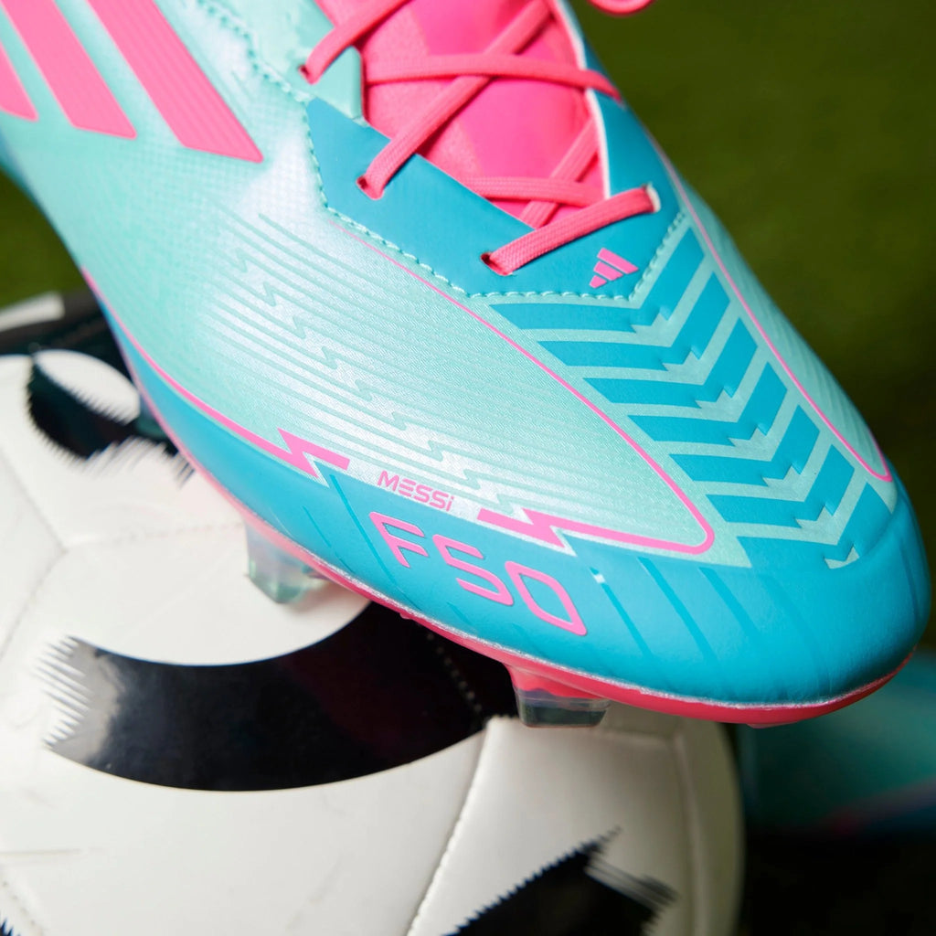 adidas F50 Elite Messi Firm Ground Boots Aqua Pink