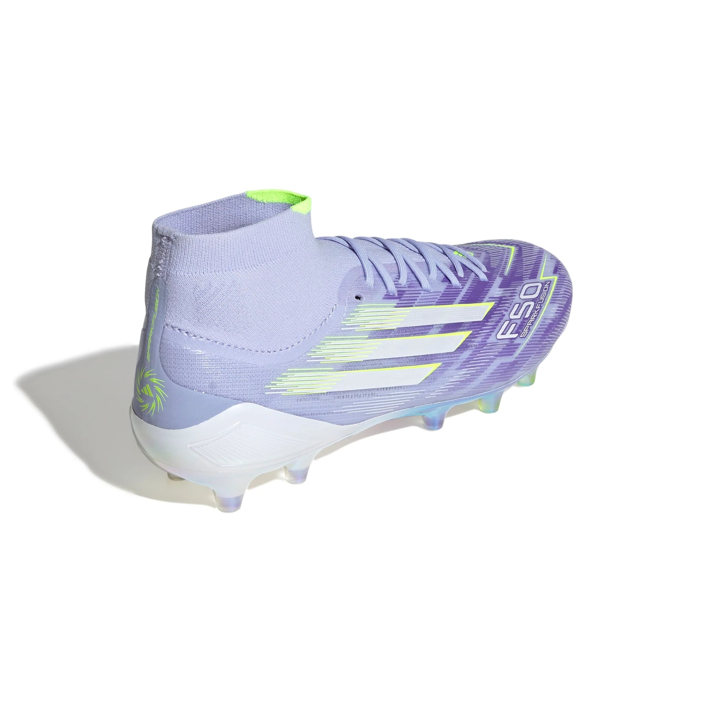 adidas F50 Sparkfusion Elite Mid Firm Ground Artificial Womens Soccer Cleats Vioton Lemon