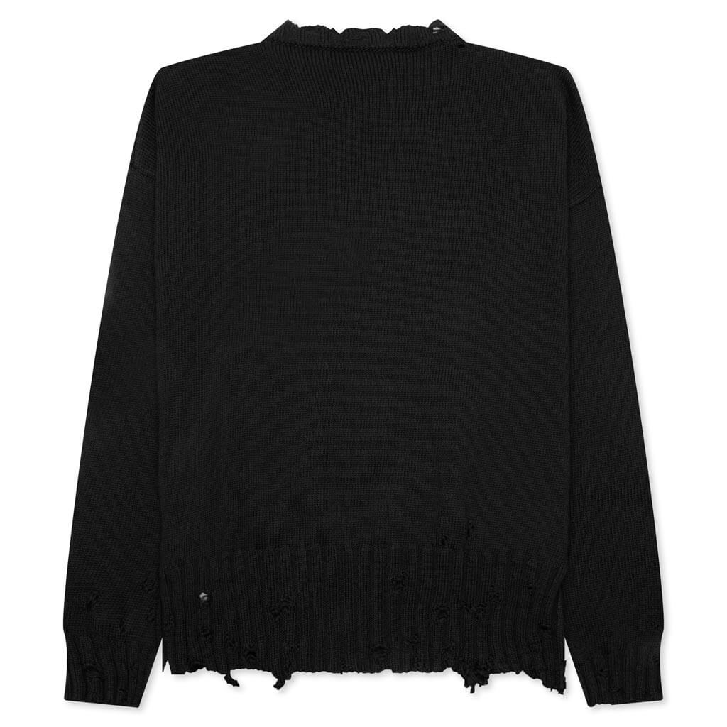 Round Neck Sweater Black