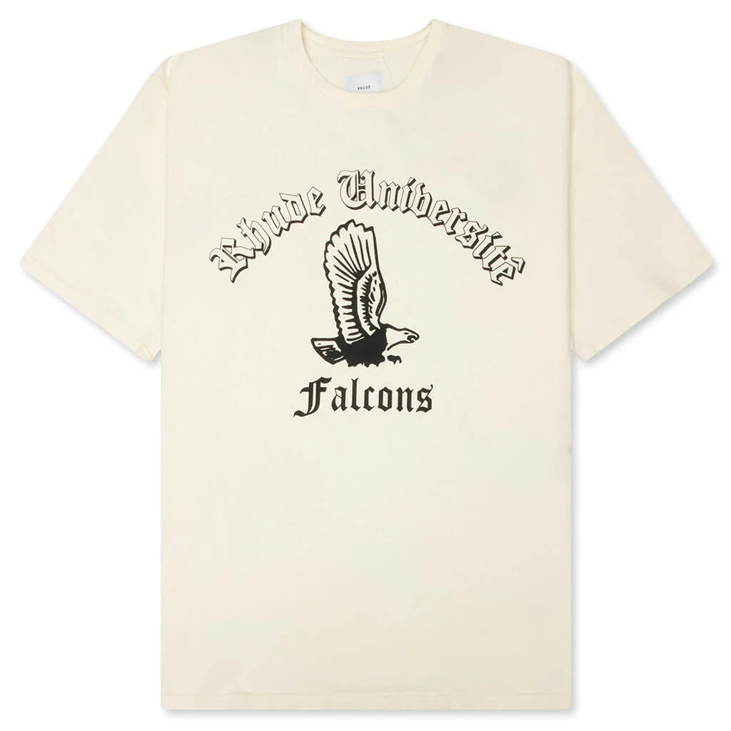 Collegiate Falcons Tee Vintage White Black Green