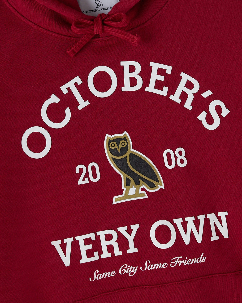 Collegiate Hoodie Deep Red