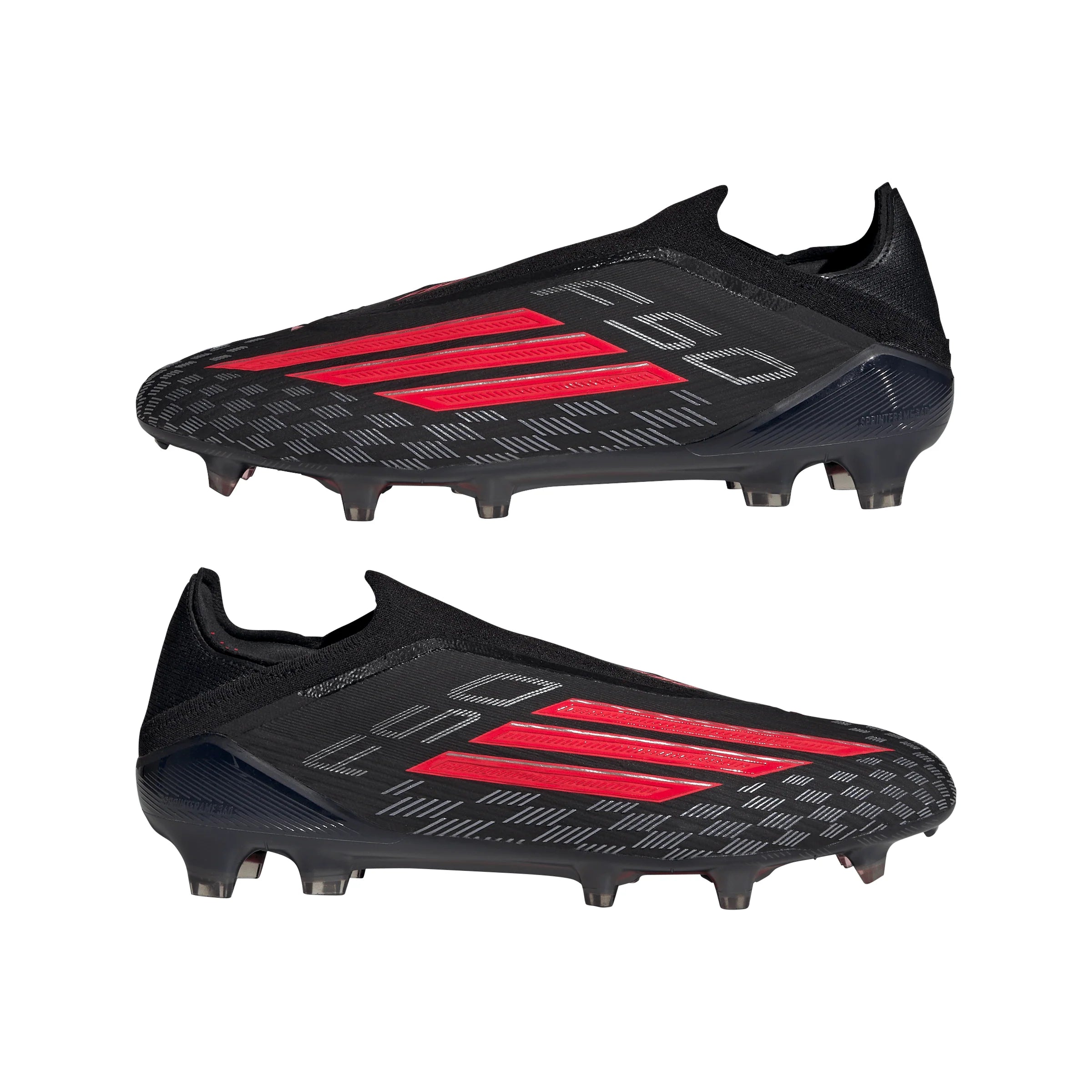 adidas F50 Elite Laceless FG Firm Ground Mens Soccer Cleats Black Red