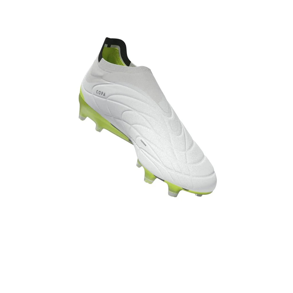 adidas Copa Pure FG Firm Ground Soccer Cleats White Black Lucid Lemon