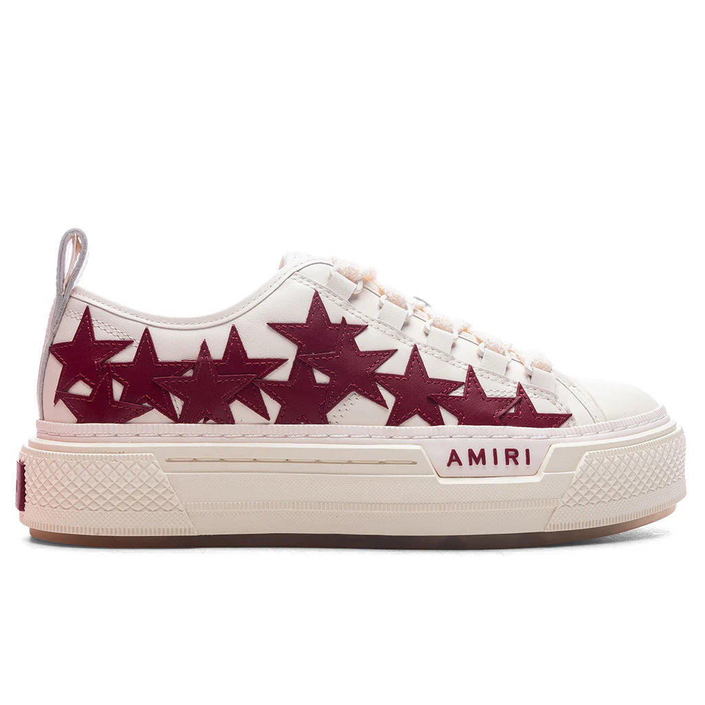 Womens Stars Court Low Deep Red