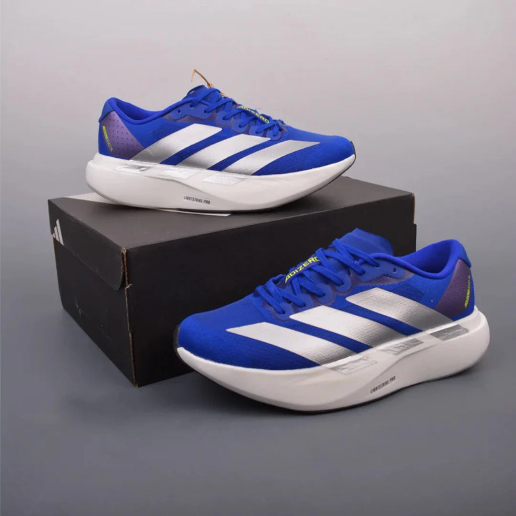 Tênis Adidas Adizero Evo SL Branco Azul Prata