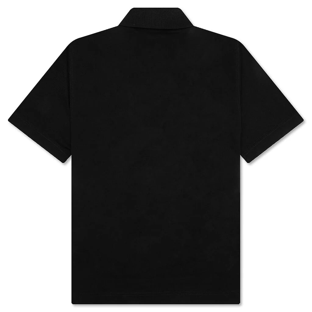 Classic Fit Polo w Branding Black