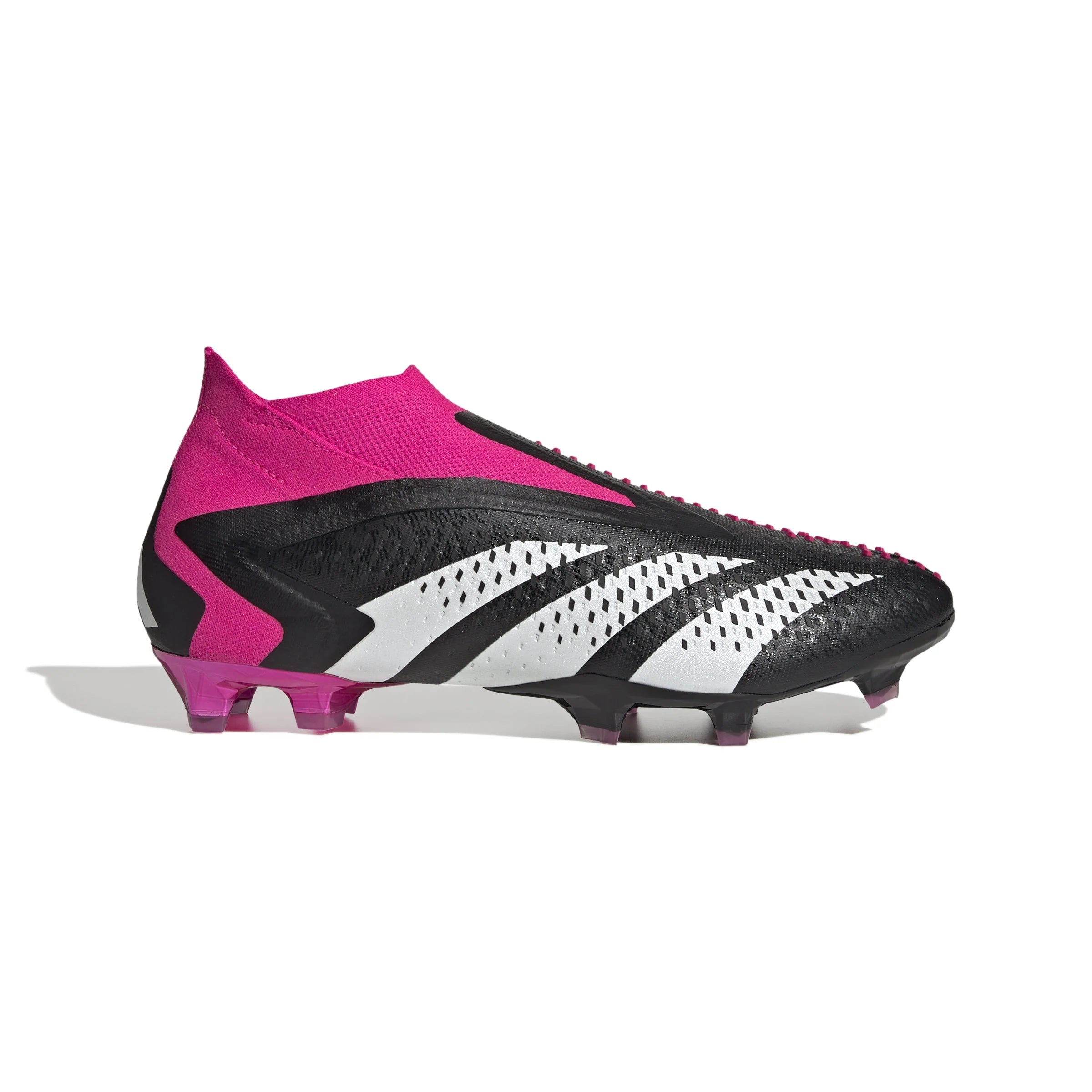 adidas Predator Accuracy FG Firm Ground Soccer Cleats Black White Shock Pink