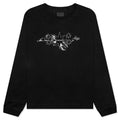 Tarot Print Boxy Fit Long Sleeve T Shirt Black
