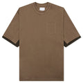 Cotton Jersey T Shirt Beige