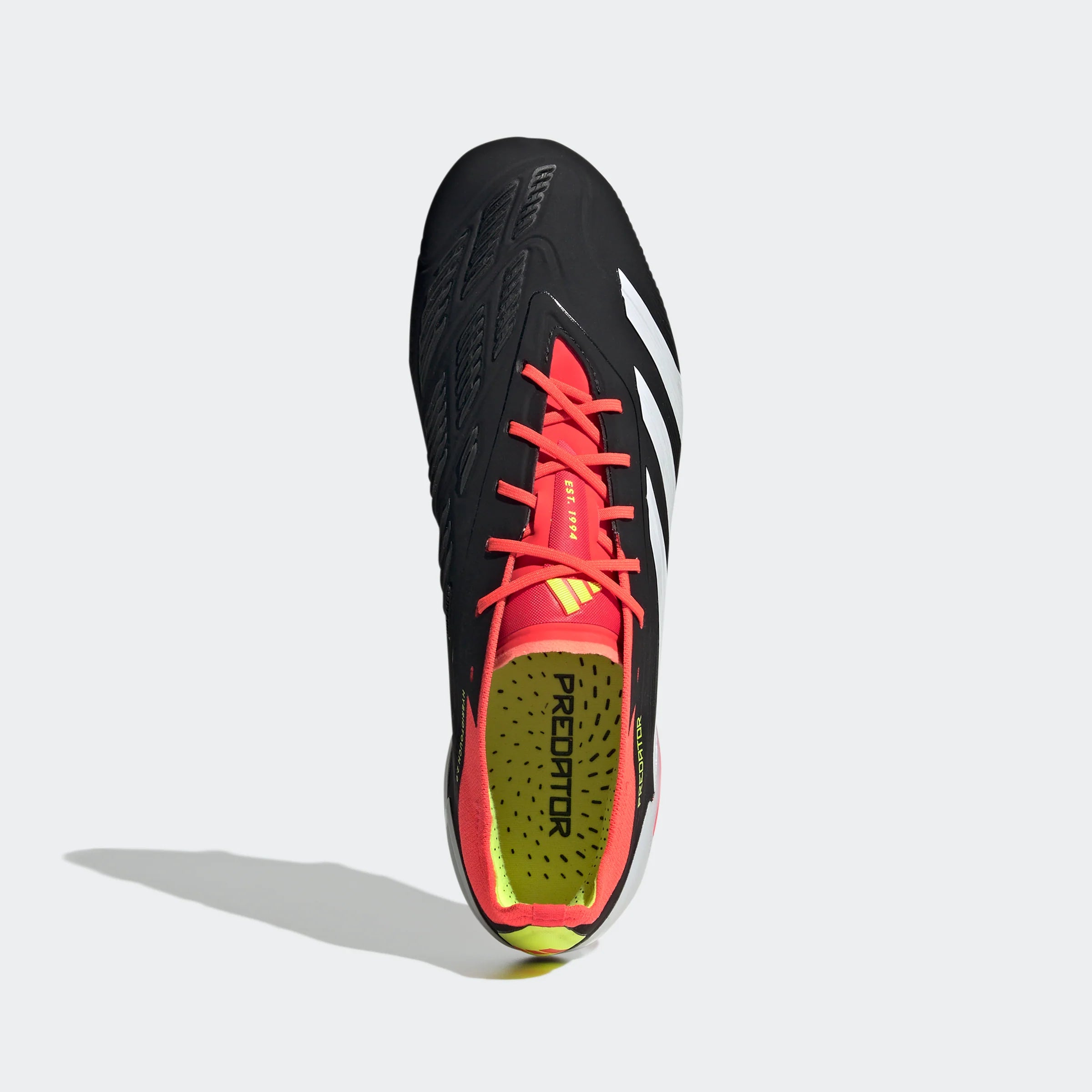 adidas Predator Elite FG Mens Firm Ground Soccer Cleats Black White Solar Red