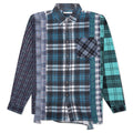 7 Cuts Wide Flannel Shirt Assorted