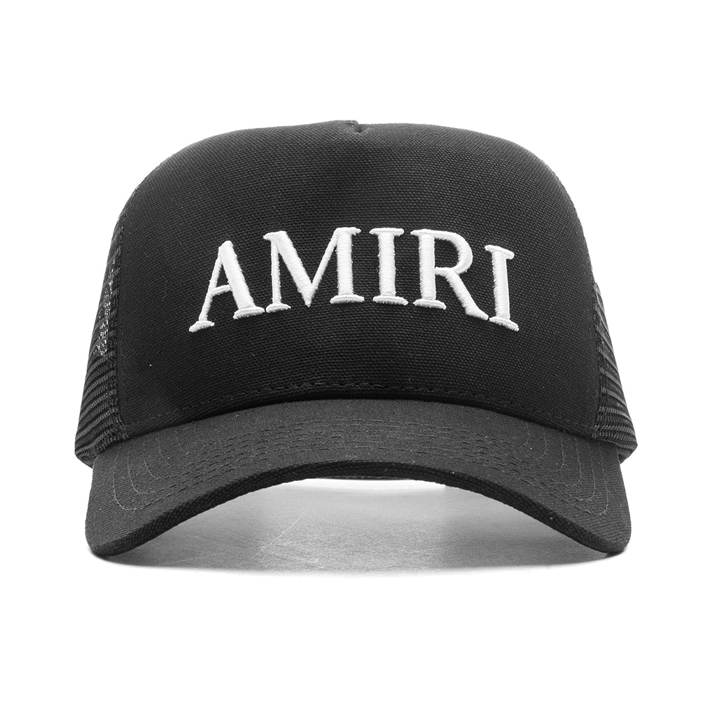 Amiri Core Logo Trucker Hat Black
