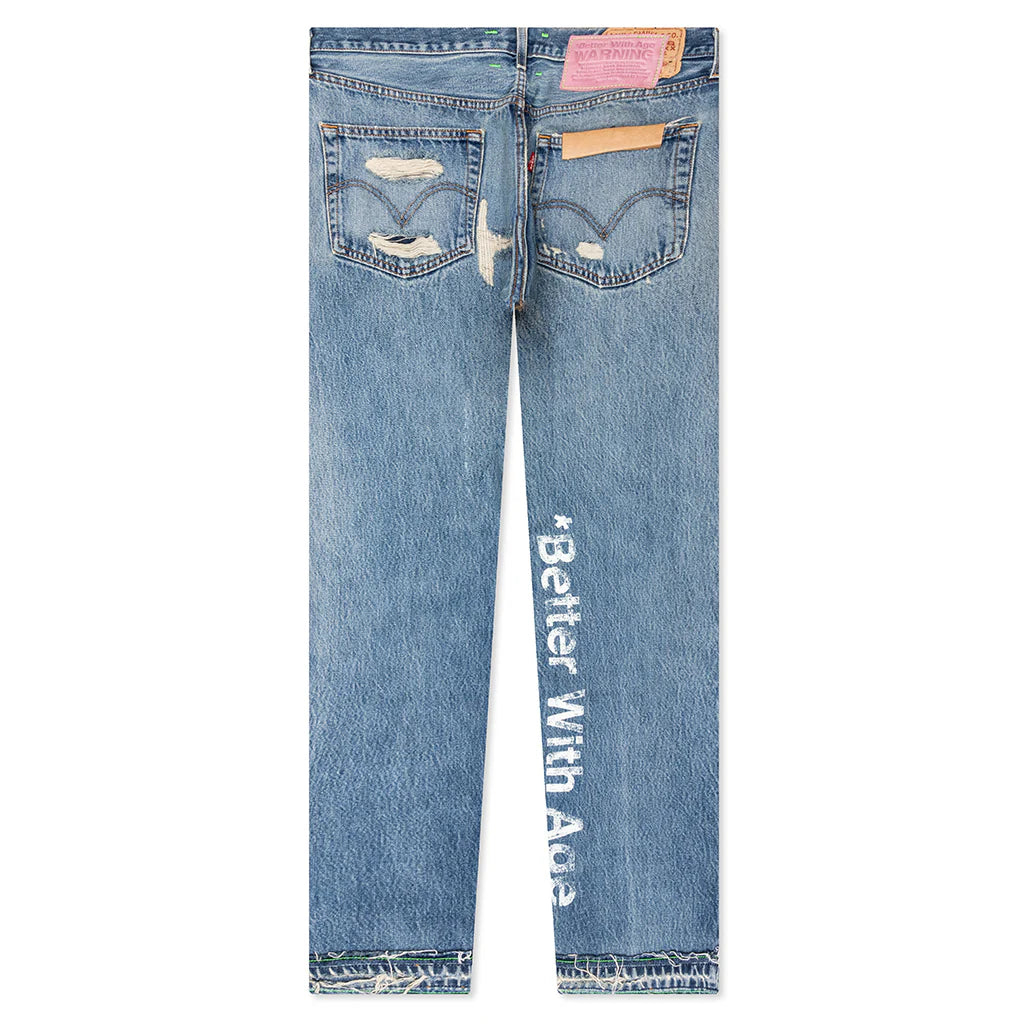 Denim Repair Pants Indigo