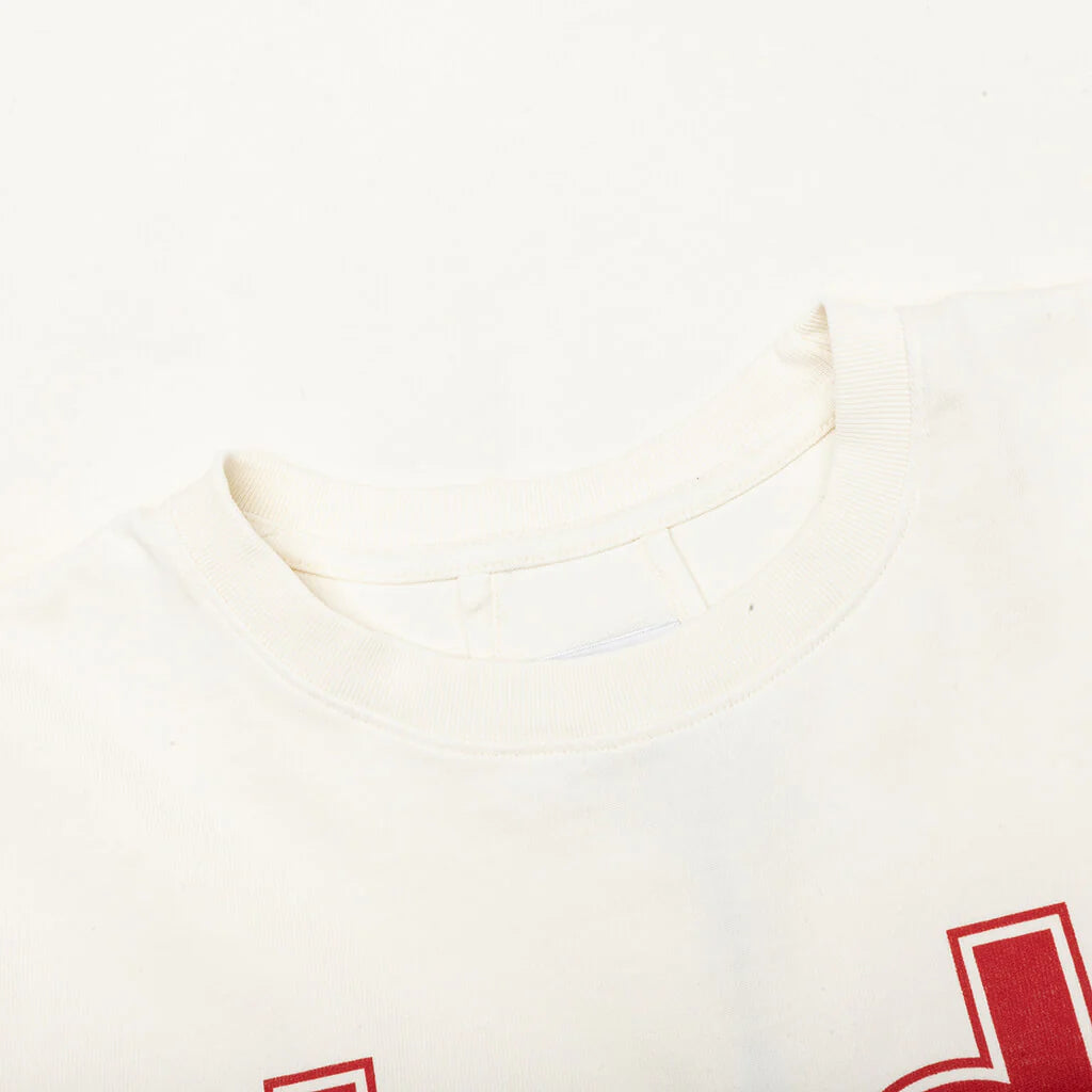 Ski Club Tee Vintage White