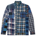 Straight Hem Flannel Shirt Assorted