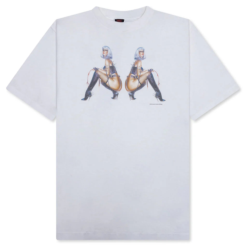 Saint M6 x Sorayama Ladies S S Tee White