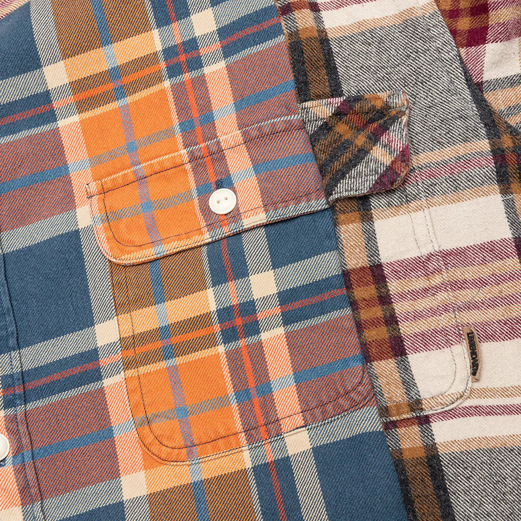 Re Tartan Flannel Shirt Multi