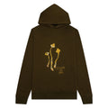 Mushroom Long Sleeved Hooded Sweatshirt Military Olive