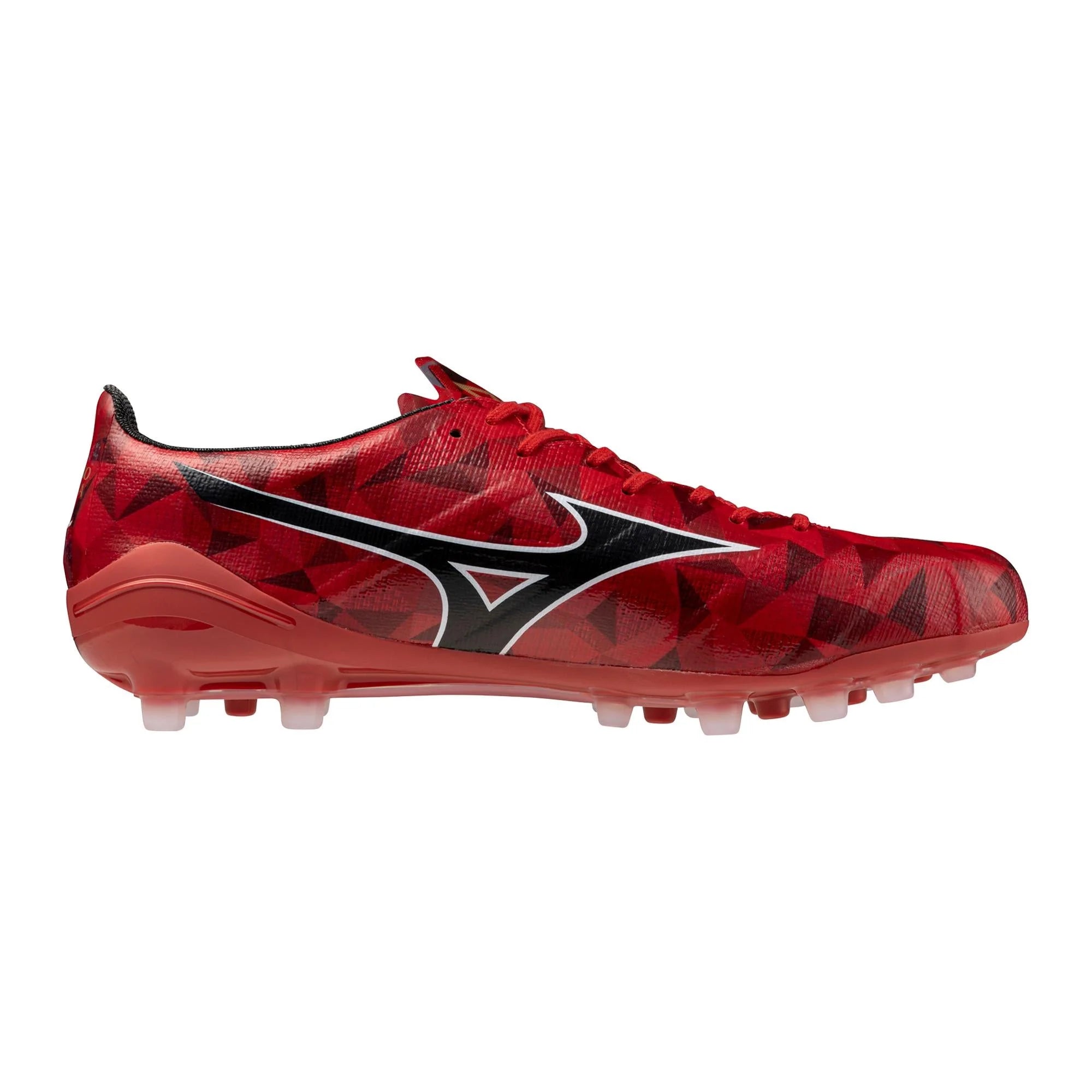 Mizuno Alpha II Japan AG Artificial Grass Soccer Cleats Red Black