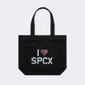 I HEART SPCX TOTE