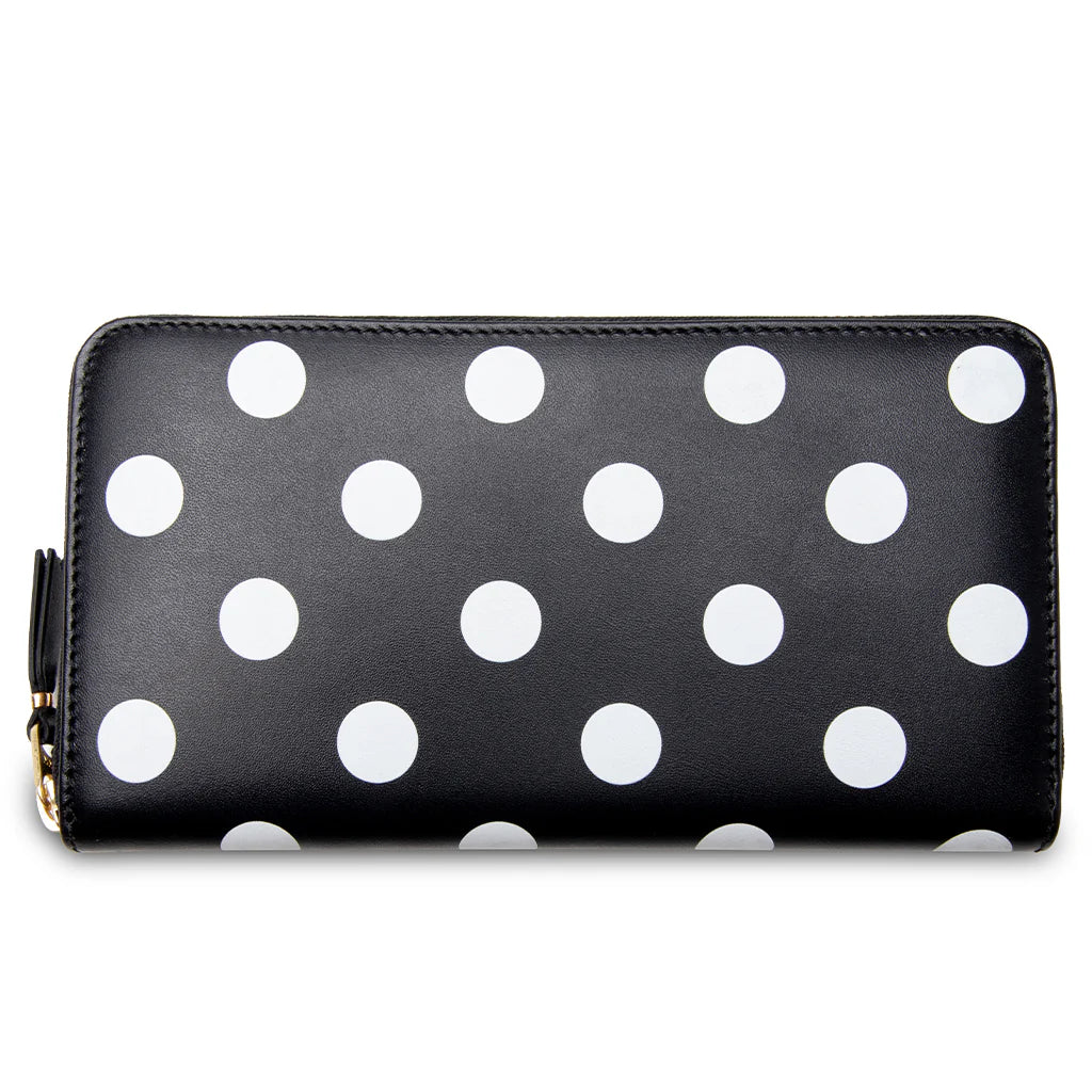 Comme des Garcons Polka Dots Wallet Black