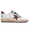 Womens Ball Star White Bordeaux