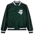 College Varsity Wool Jacket Dark Green